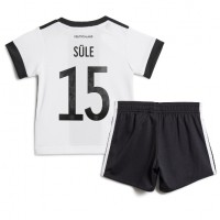 Camiseta Alemania Niklas Sule #15 Primera Equipación para niños Mundial 2022 manga corta (+ pantalones cortos)
